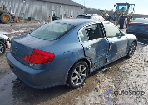 2006 Infiniti G35X z USA, uszkodzony, nr VIN JNKCV51F26M616457